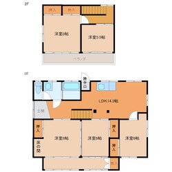 モダングレース桜川の物件間取画像